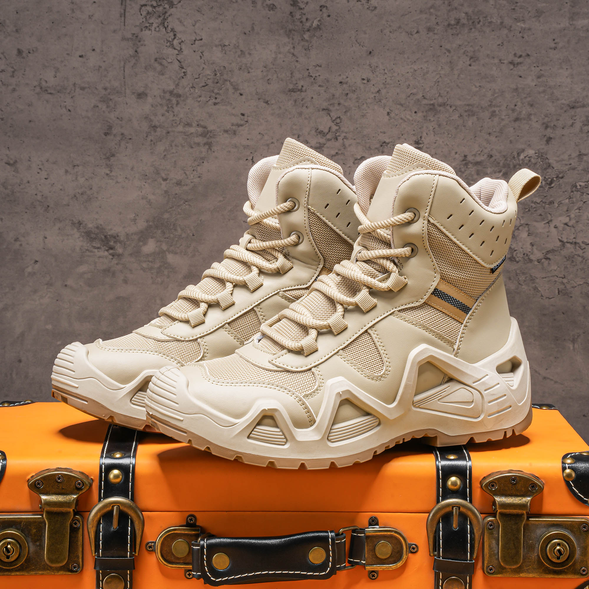 Men's high top boots, hiking b - Men'S Fashion Hiking Boots reseña y precio