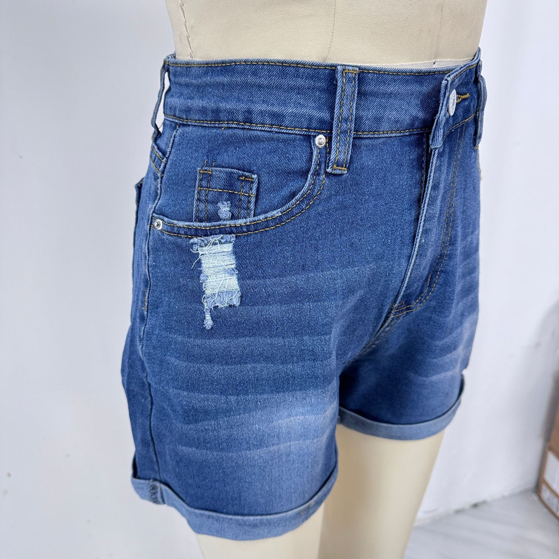 Shorts Jeans Women Streetwear  - Skinny Jeans Ripped reseña y precio