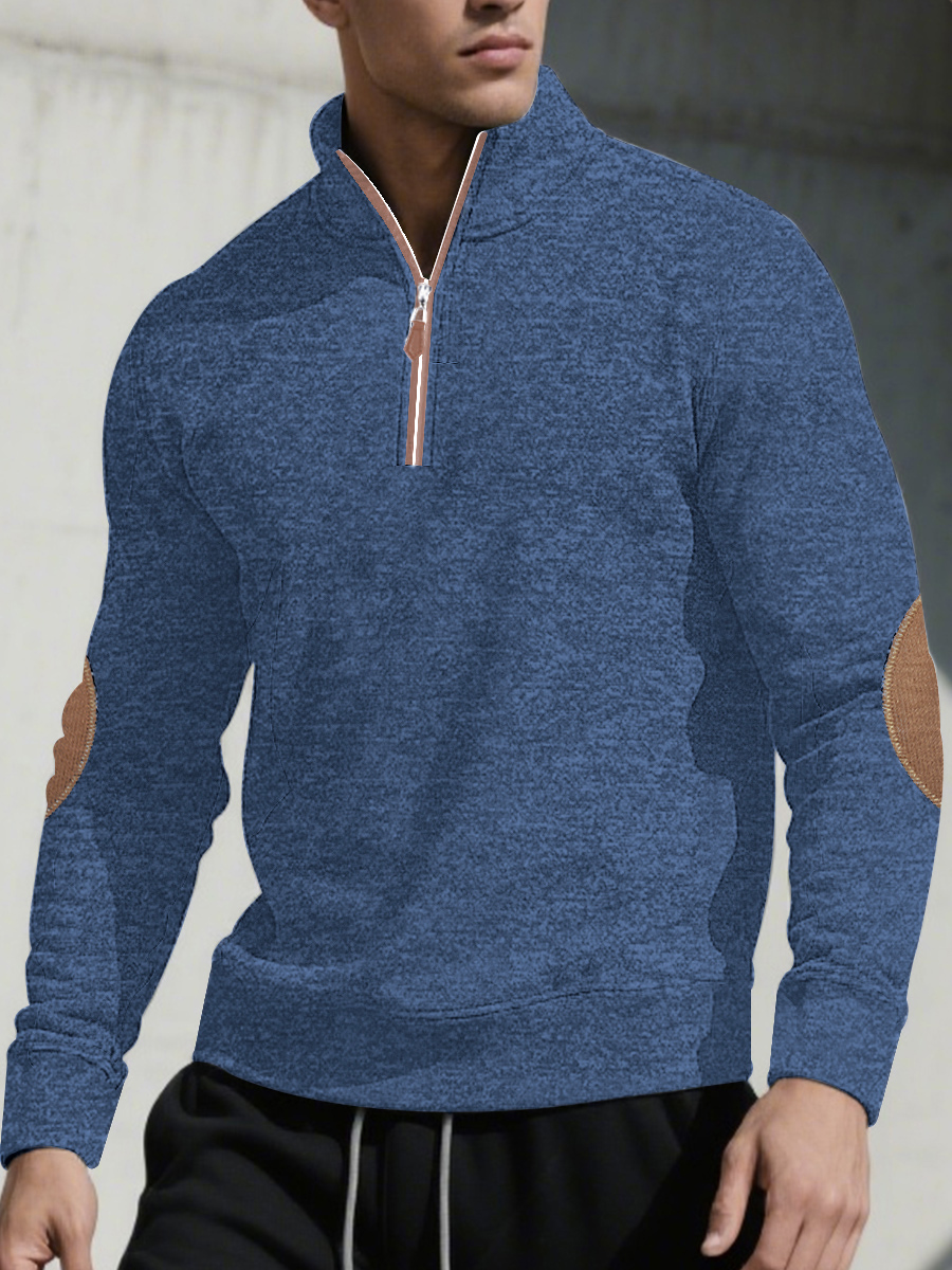 Men's standing collar short zi - Men'S Fashion V Neck Sweater reseña y precio