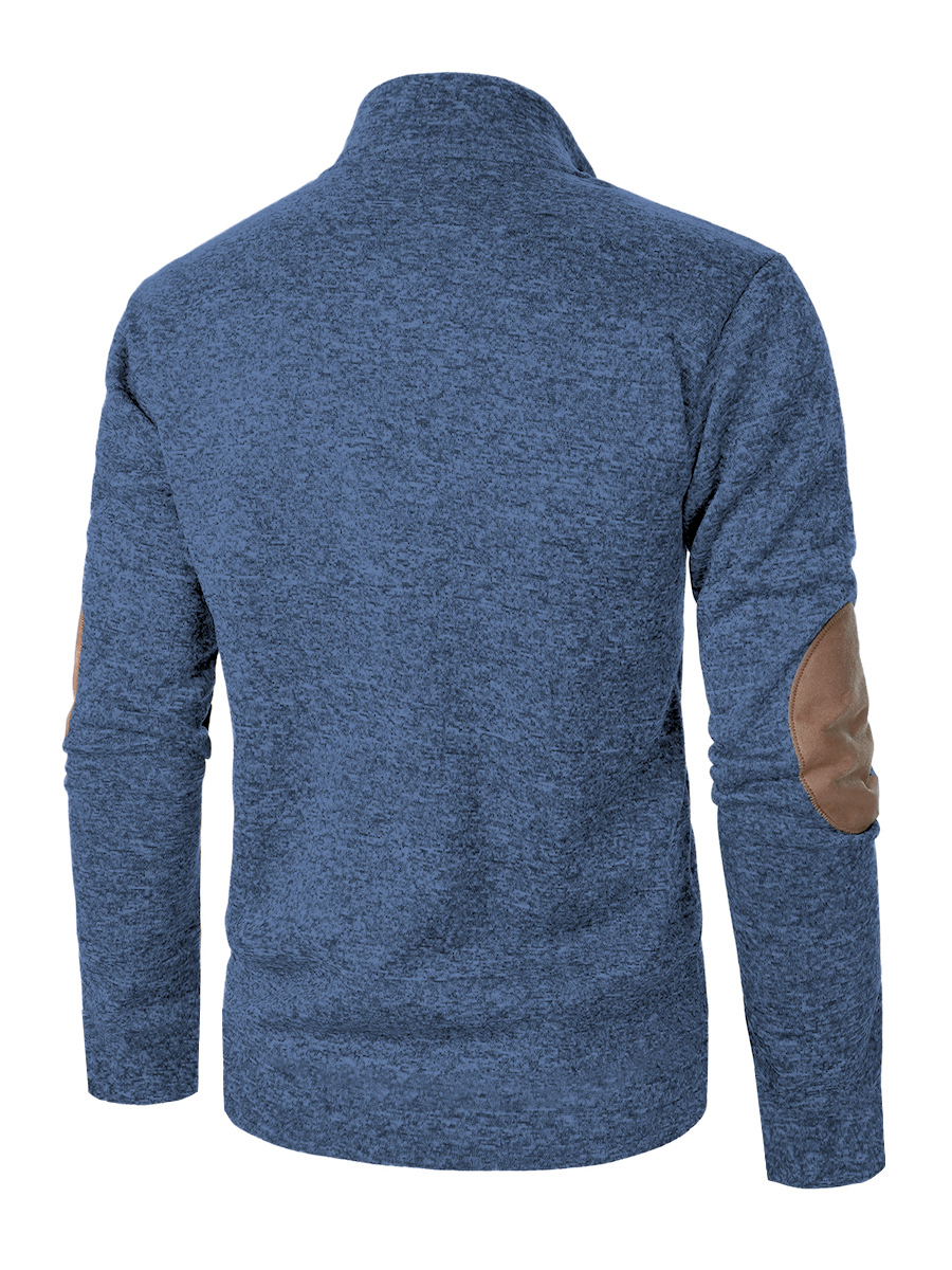 Men's standing collar short zi - Men'S Fashion V Neck Sweater reseña y precio