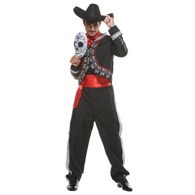 Men Mariachi Black Senor Hallo - Leather Belt Braided reseña y precio