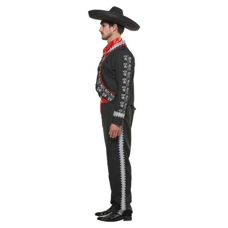 Men Mariachi Black Senor Hallo - Leather Belt Braided reseña y precio