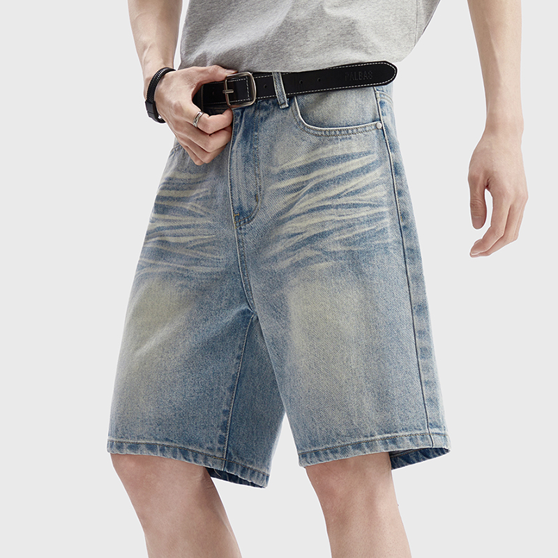 Vintage Washed Denim Shorts Me - Jeans Pants Fashion Men reseña y precio