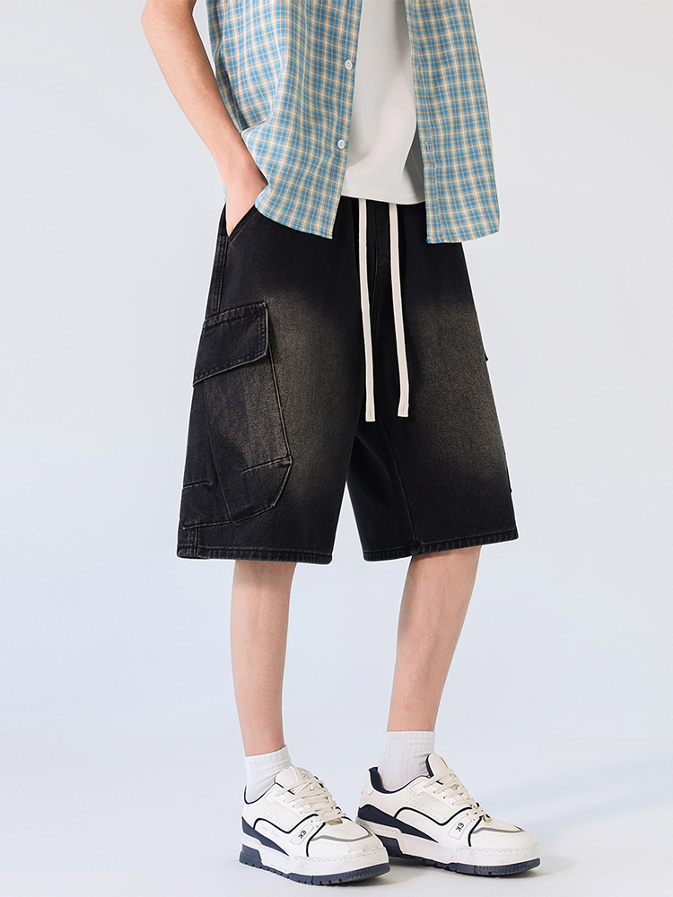 Cargo Shorts Men Summer Baggy  - Jeans Pants Fashion Men reseña y precio