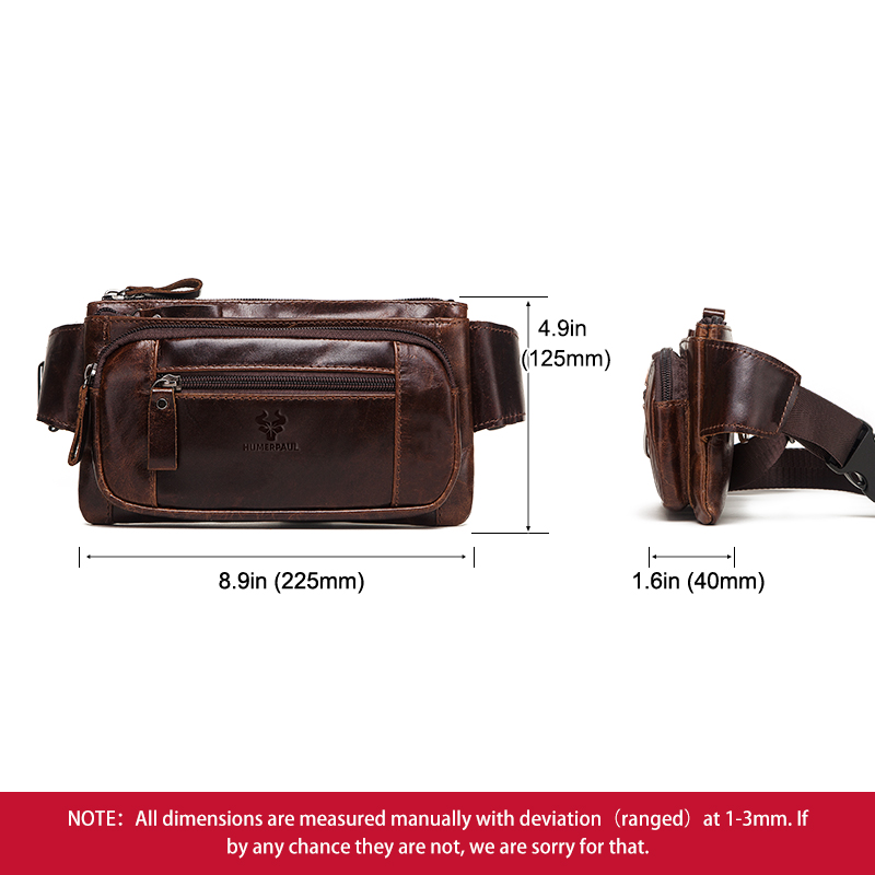 HUMERPAUL Men's Waist Fanny Pa - Leather Belt Braided reseña y precio