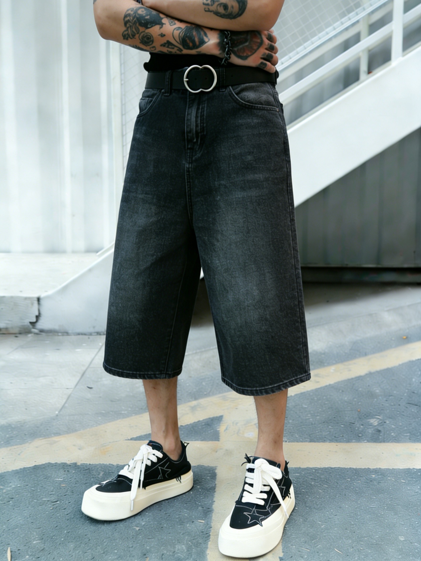 Fashion black non stretch deni - Men Fashion Korean Style reseña y precio