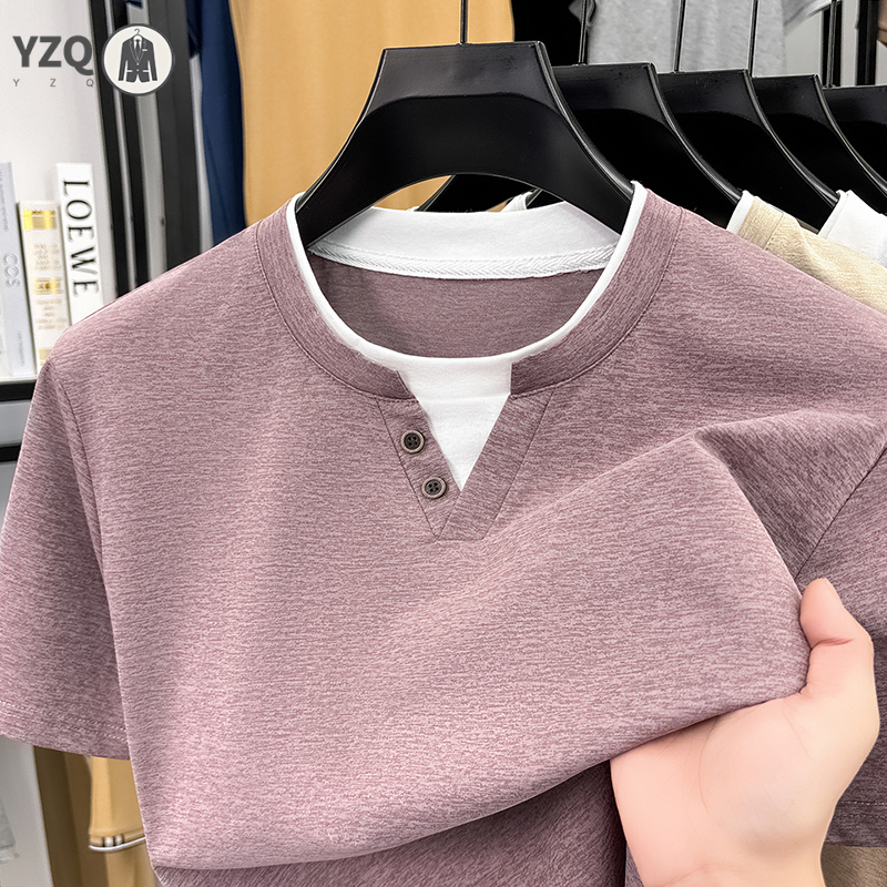 Mens Short Sleeve T Shirt Henl - Men'S Fashion Trends 2025 reseña y precio