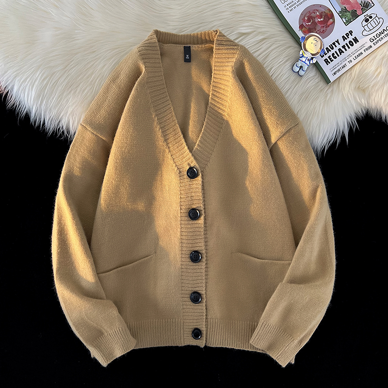 Autumn and Winter New Korean F - Men'S Fashion V Neck Sweater reseña y precio