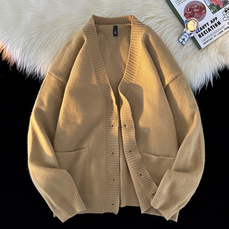 Autumn and Winter New Korean F - Men'S Fashion V Neck Sweater reseña y precio