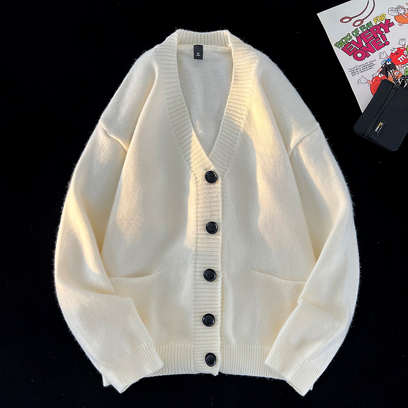 Autumn and Winter New Korean F - Men'S Fashion V Neck Sweater reseña y precio