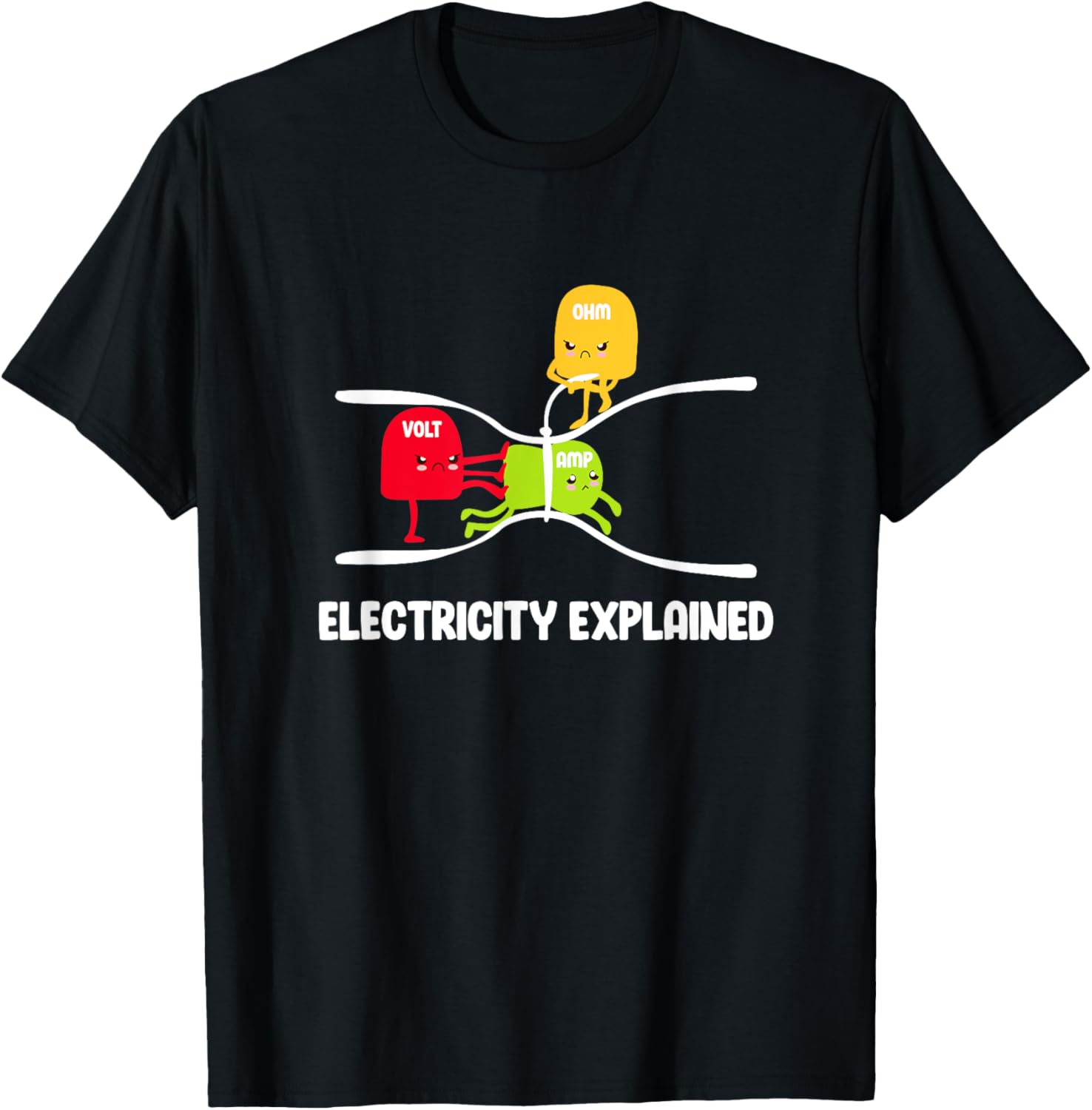 Electricity Explained Volt Ohm - Men'S Fashion Explained reseña y precio