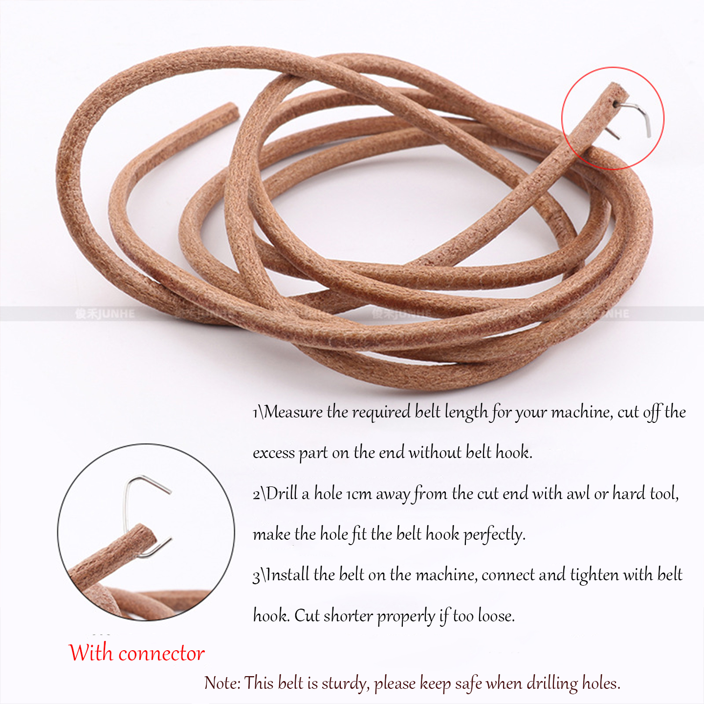 1/3/5pcs 1.74mx4mm Universal C - Leather Belt Braided reseña y precio