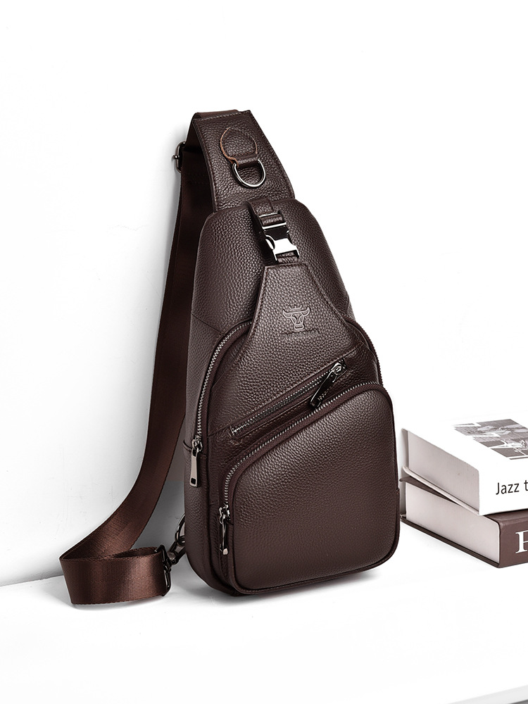 2026 Genuine leather Men's che - Men Fashion Korean Style reseña y precio