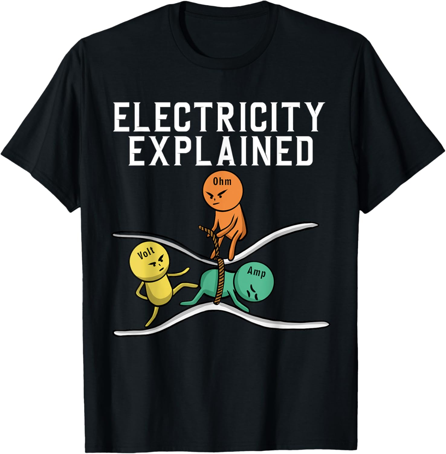 Electricity Explained Ohm Volt - Men'S Fashion Explained reseña y precio