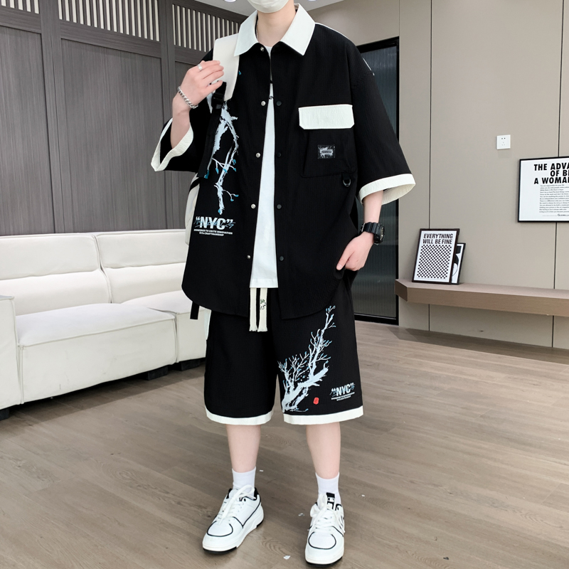 Shirt+shorts 2026 Summer New s - Mens Fashion Casual 2026 reseña y precio