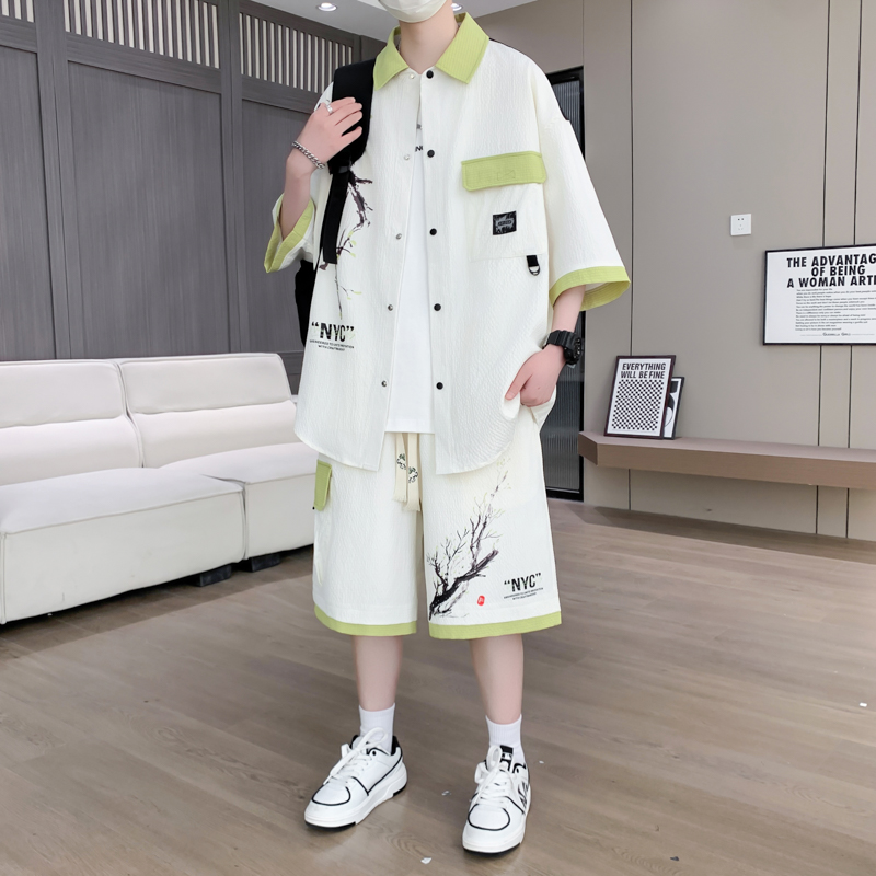 Shirt+shorts 2026 Summer New s - Mens Fashion Casual 2026 reseña y precio